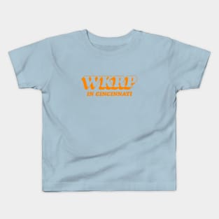 WKRP in Cincinnati Orange v2 Kids T-Shirt